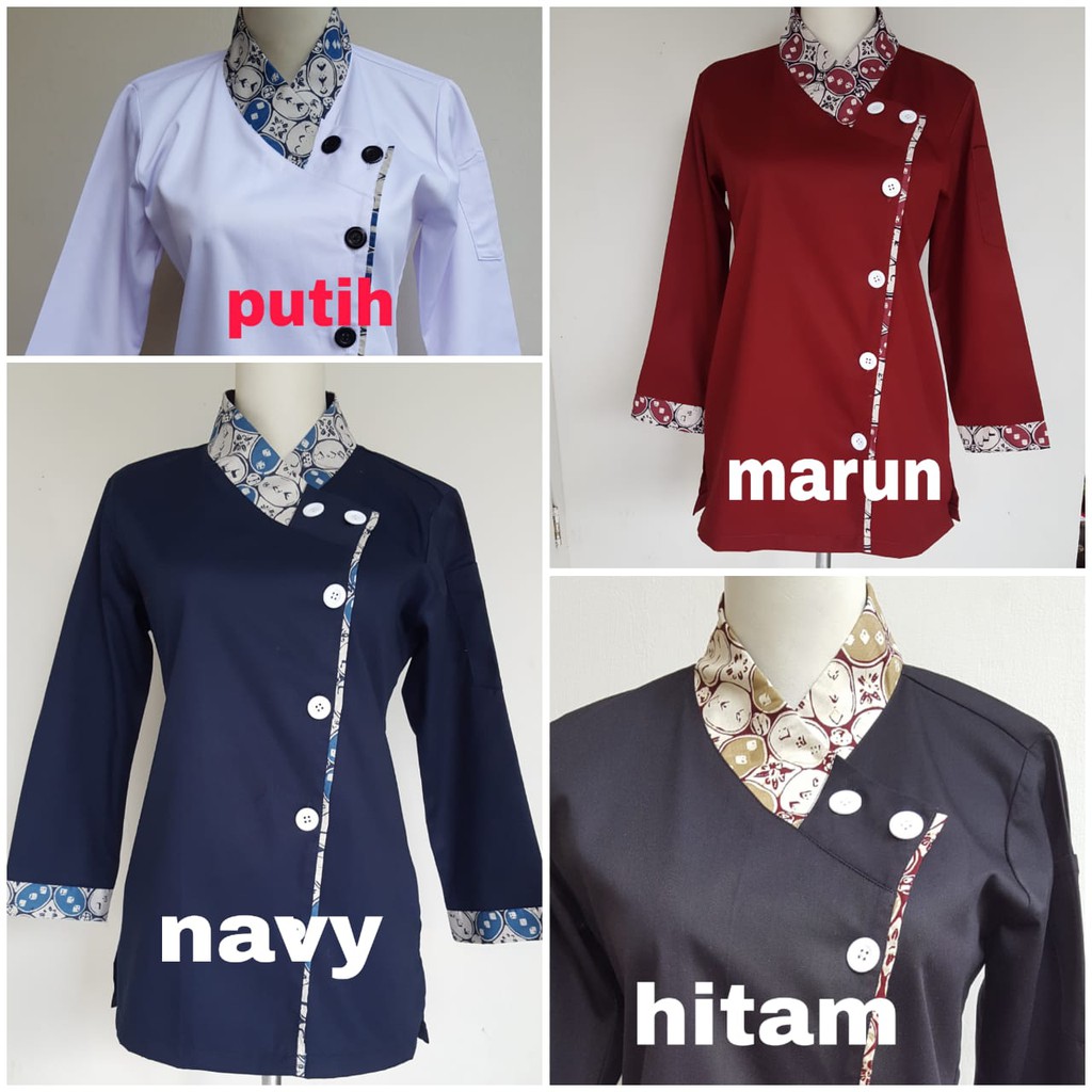 Baju Chef Model 5 Shopee Indonesia