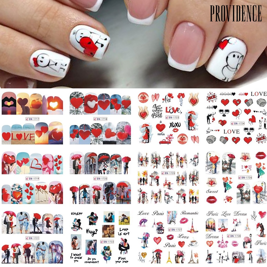 Providence Stiker Kuku Diy Sangat Tipis Untuk Manicure