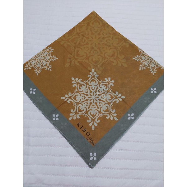 Preloved kibo hijab (moroccan series, gold)