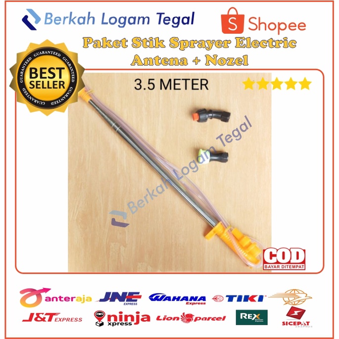 Paket Stik Sprayer Electric Antena Nozzle Sprayer Stik Panjang Sprayer