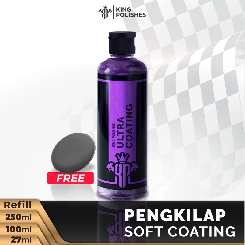 Ultra Coating KING POLISHES Pengkilap Mobil Motor Semi Coating Daun Talas Coating Mobil Ekonomis