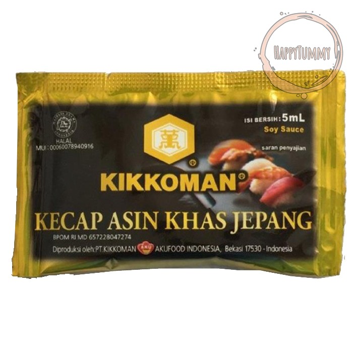 Kikkoman kikoman Soy Sauce Sachet 5ml Kecap Asin Jepang Shoyu kikoman