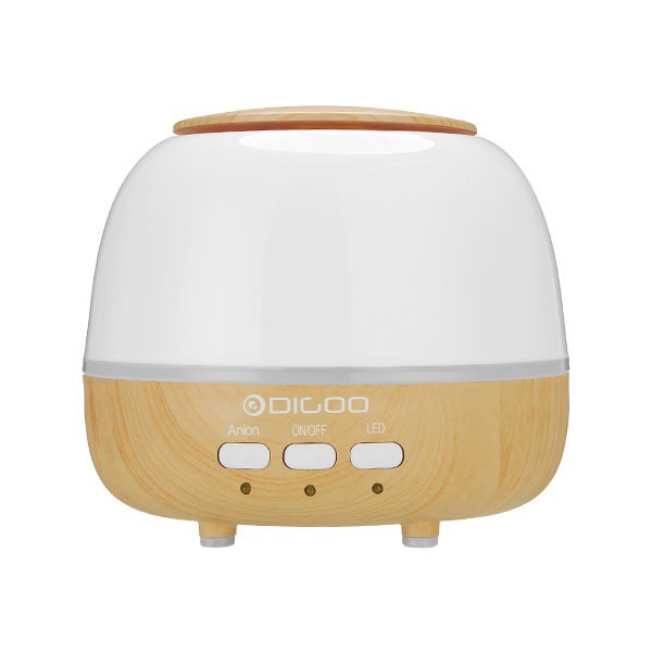 DIGOO DG-HM1 Wood Grain Essential Oil Diffuser Humidifier Color LED