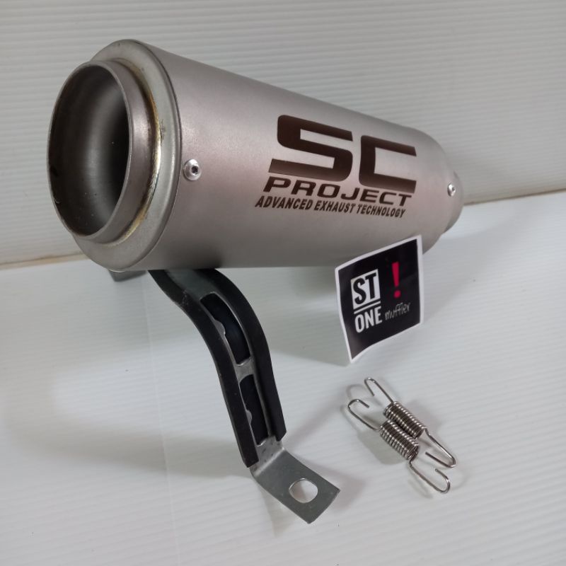 Slincer Knalpot Racing Ninja250 Cbr250 R15 Cb150r Vixion Gsx150r Slincer Saja SC PROJECT Sandblass i