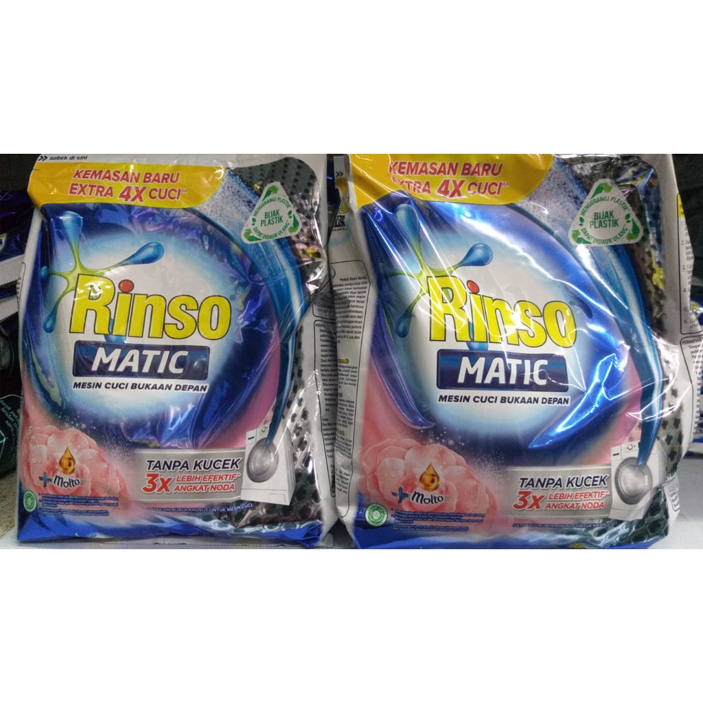 Rinso Matic Front Load 1kg BIRU BUBUK