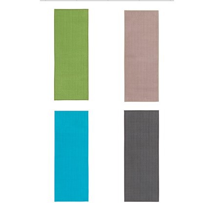 Keset Kaki IKEA Dekorasi Rumah IKEA BRYNDUM Keset dapur 45x120 cm Hijau, Krem Toska, Abu-abu