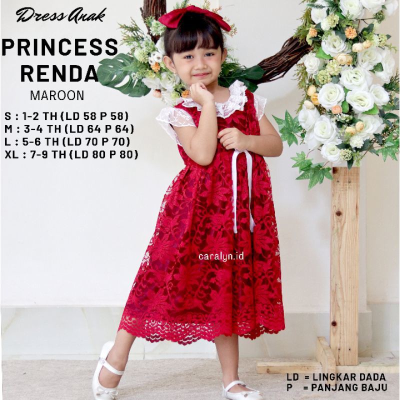 KEBAYA DRESS BRUKAT ANAK PRINCESS