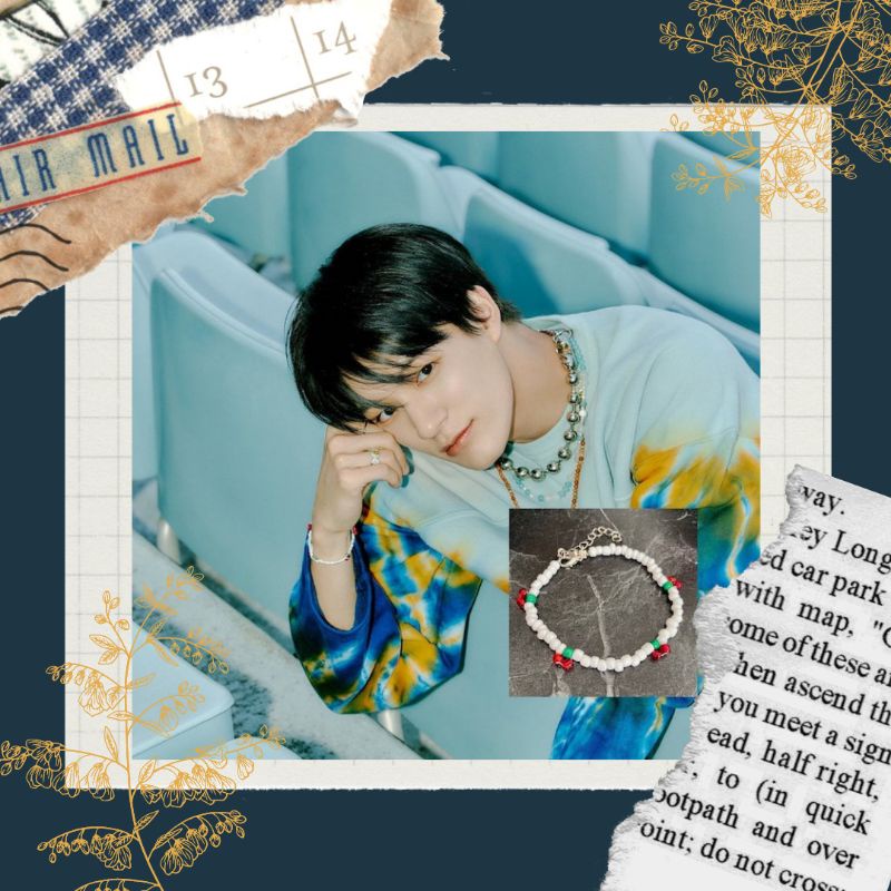 Jeno NCT Bracelet | Jeno Bracelet | NCT Members Bracelet Jewelry | Jeno Kpop Idol Cherry Beaded Brac