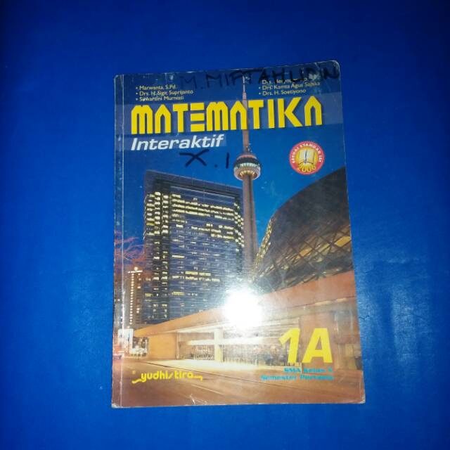 Buku Matematika SMA Kelas 1A