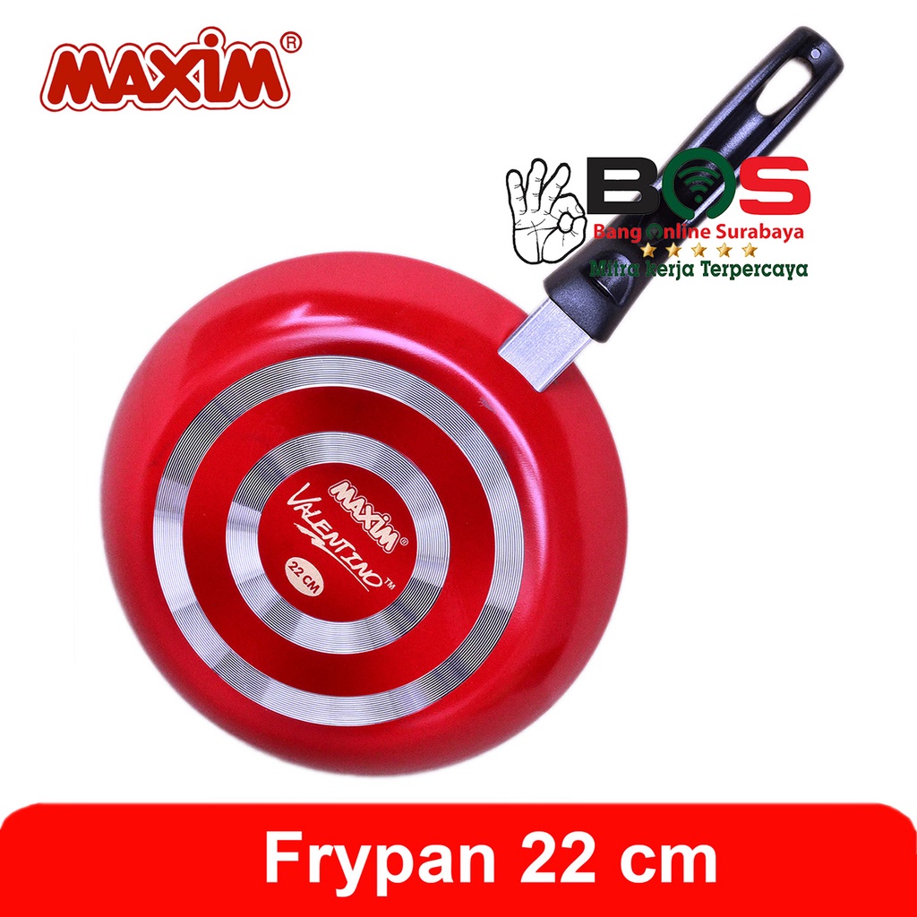 Frypan Teflon Wajan Anti Lengket Maxim Valentino 22CM Panci Penggoreng