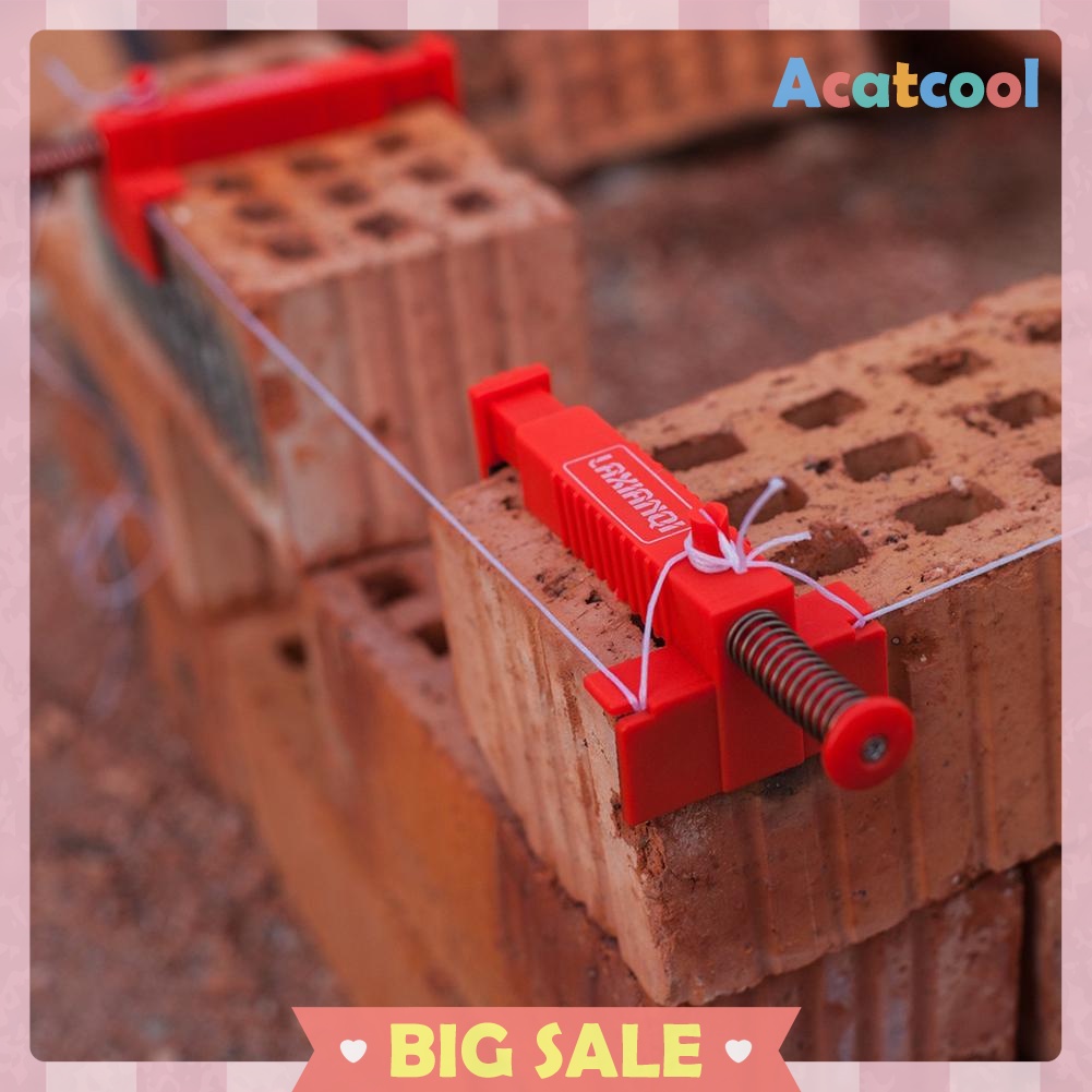 2pcs Wire Drawer Bricklaying Tool Fixer for Building Construction Fixture