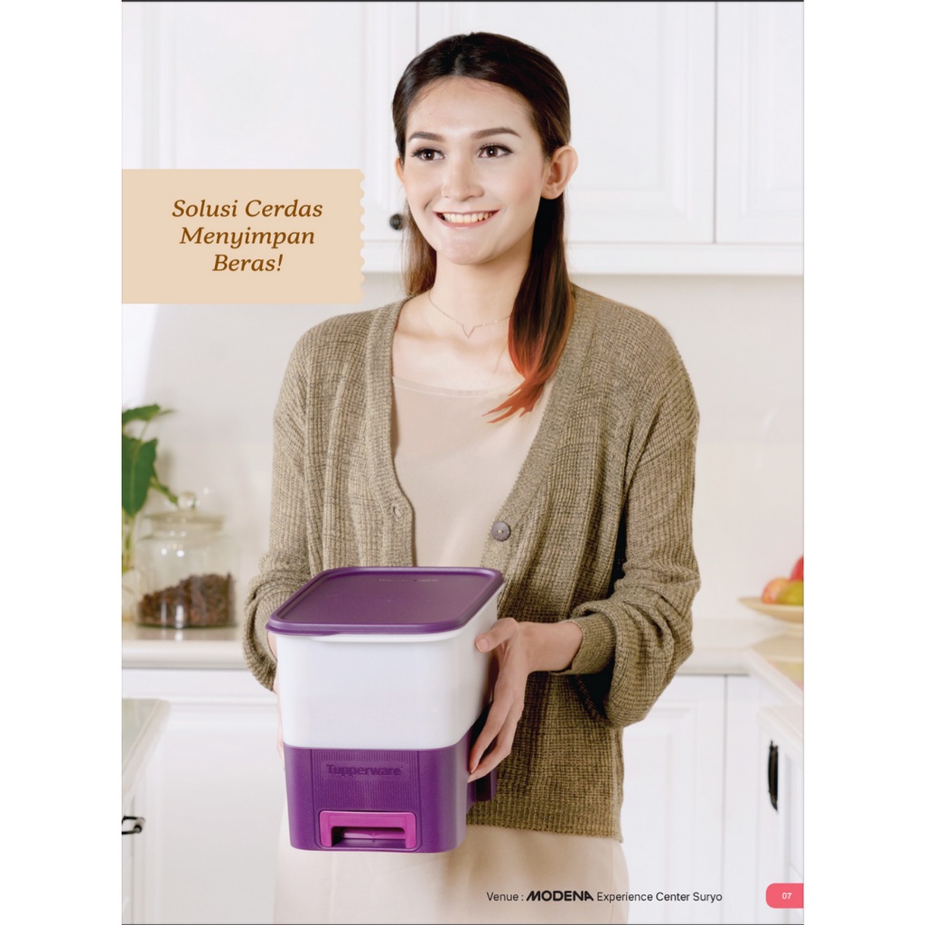 Rice Smart Junior / Tempat Beras 5kg Tupperware Original Termurah
