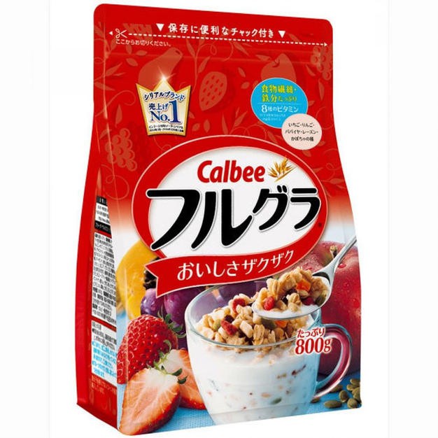

Calbee Fruit Granola (furugura) | Snack Sehat Muesli Cereal [HOT]