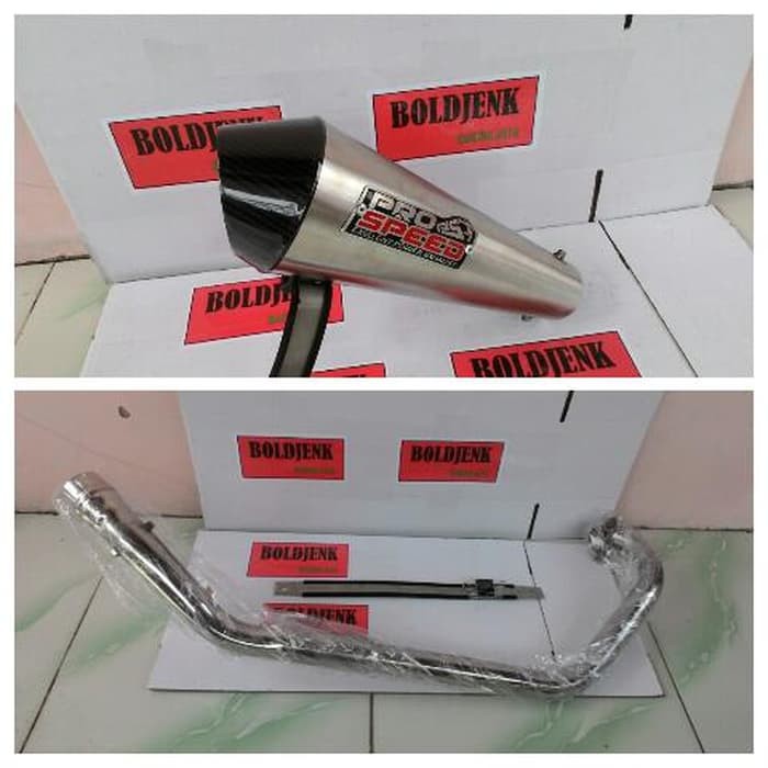 Knalpot racing PROSPEED fullset Cbr150/cb150/verza dll