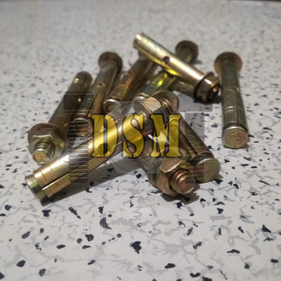 Dynabolt M12x75 / Dinabolt M12 / Anchor Bolt Kode 5030 Kuning (7,5M)