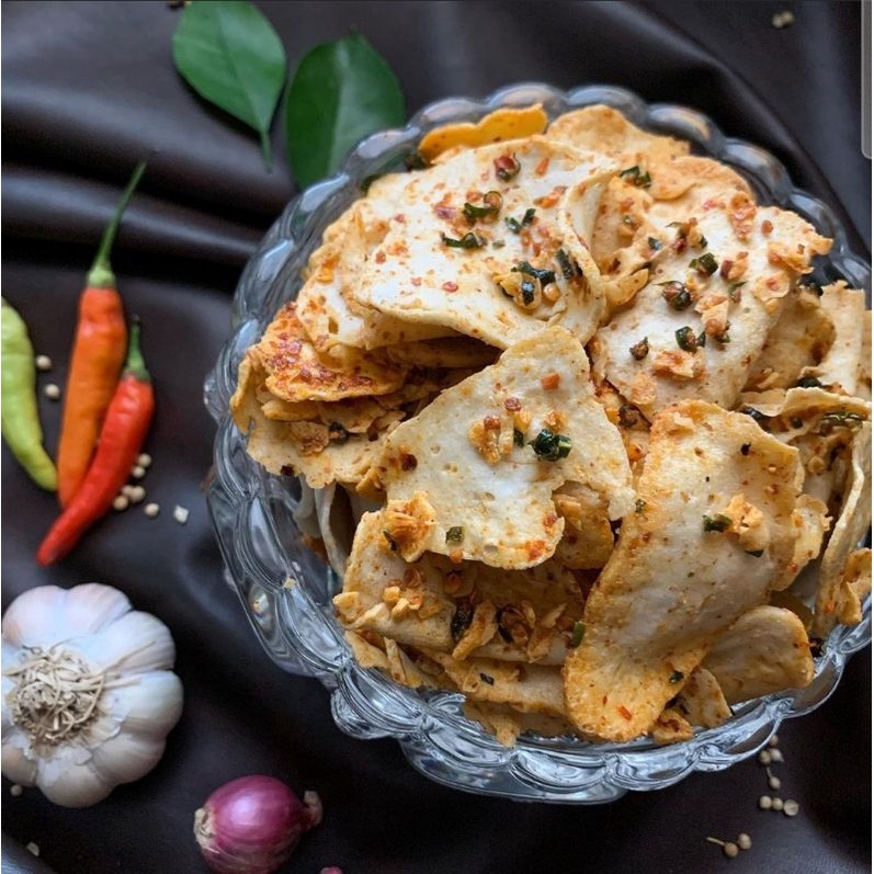 

Basreng Kering Bumbu Daun Jeruk Asli Bandung 250 gram