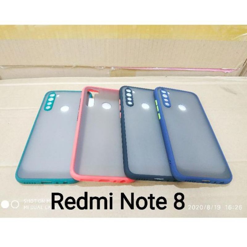 SOFTCASE SILIKON BUMPER CASE AERO My CHOICE + RING KAMERA CASE AERO REDMI NOTE 8
