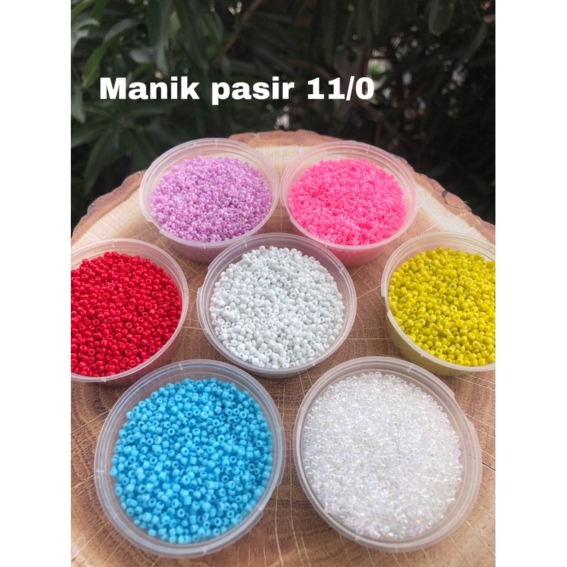 20gram. Manik pasir 11/0 (2 mm)