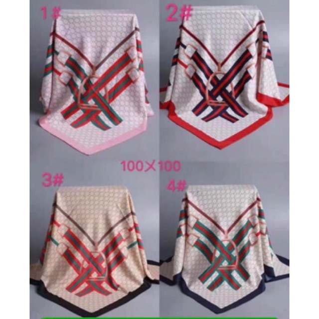 JILBAB HIJAB SCARF MOTIF GUCCI SUTRA IMPORT