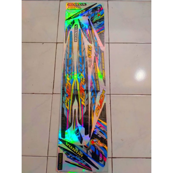 HOLOGRAM STRIPING VARIO 110FI STICKER HOLOGRAM VARIO 110 INJEKSI DECAL VARIASI VARIO 110 Fi hologram