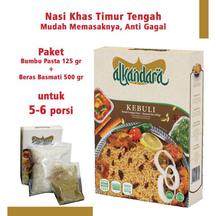 

PAKET BUMBU BASAH+BERAS KHAS TIMUR TENGAH (5-6 PORSI) - KEBULI