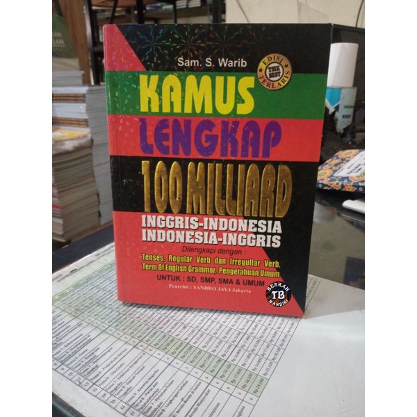 buku kamus lengkap 100 milliard A5 (15×21cm)