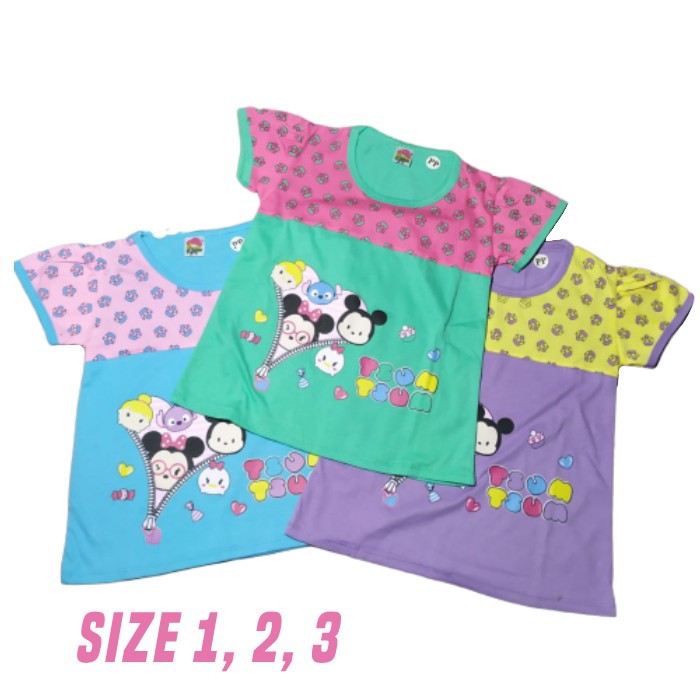 Setelan piyama Anak Perempuan size 1,2,3