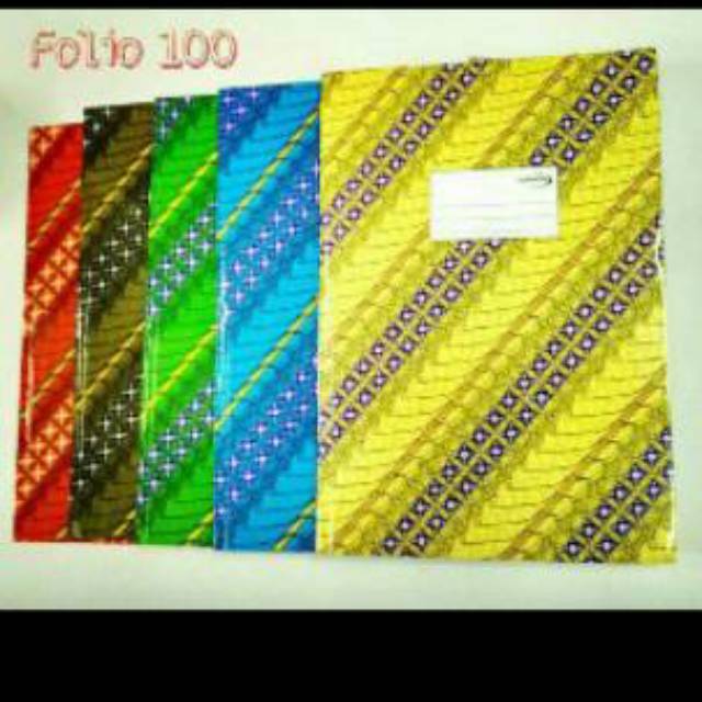 

Buku Hard Cover Folio 100sheet