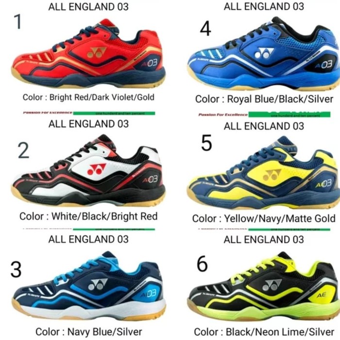 Unik Sepatu Badminton Yonex All England AE 03 AE03 Berkualitas
