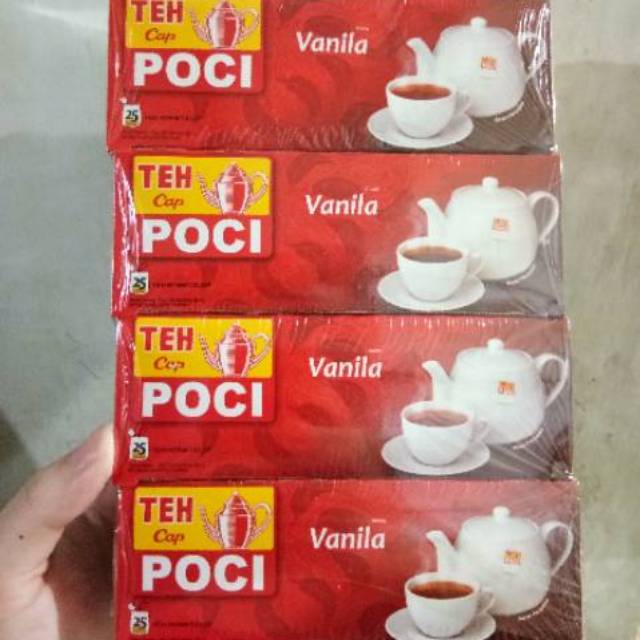 

Teh celup poci vanila 1 dus isi 25 kantong