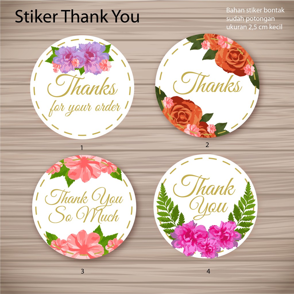 

STIKER THANK YOU MURAH // STIKER PENGIRIMAN OLSHOP//STIKER BULAT //LABEL STIKER