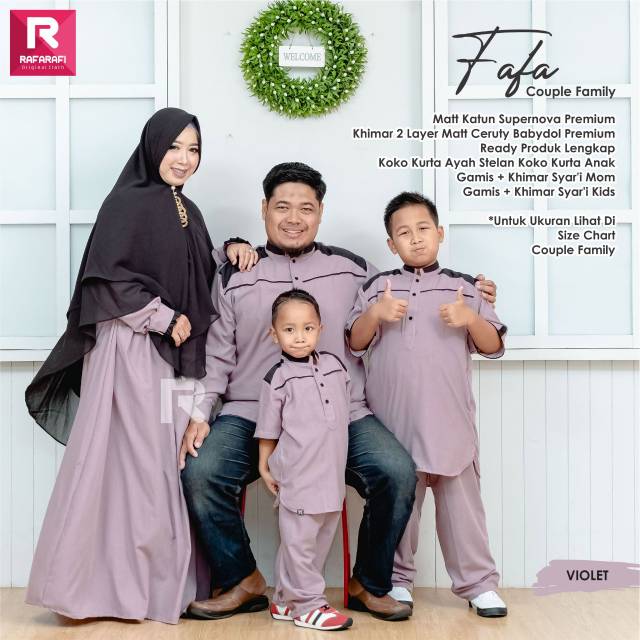 Baju muslim keluarga kapel ibu ayah gamis anak perempuan Baju muslim keluarga kapel ibu ayah gamis anak perempuan