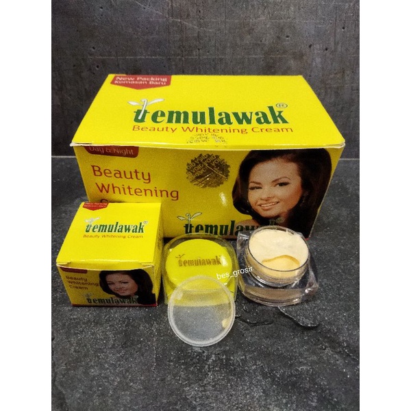 Temulawak beauty pot kaca original ( 12 pcs )