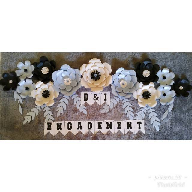Paper Flower Engagement