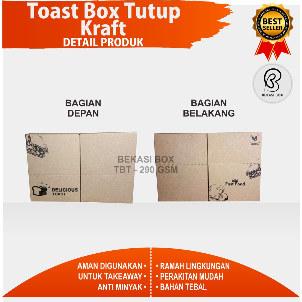 Toast Box Take Away / TOAST BOX TUTUP