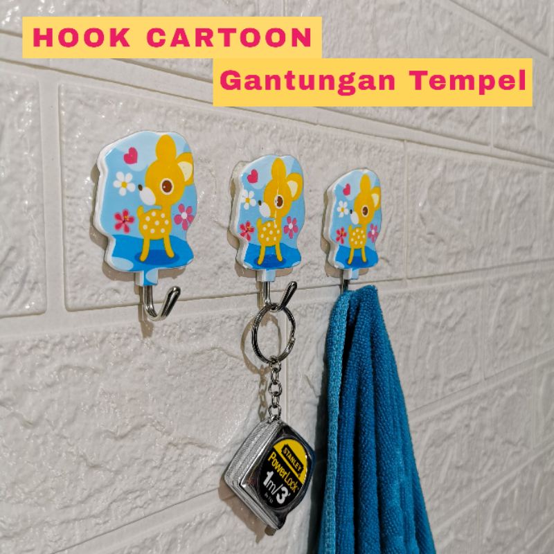 HOOK GANTUNGAN DINDING TEMPEL ISI 3