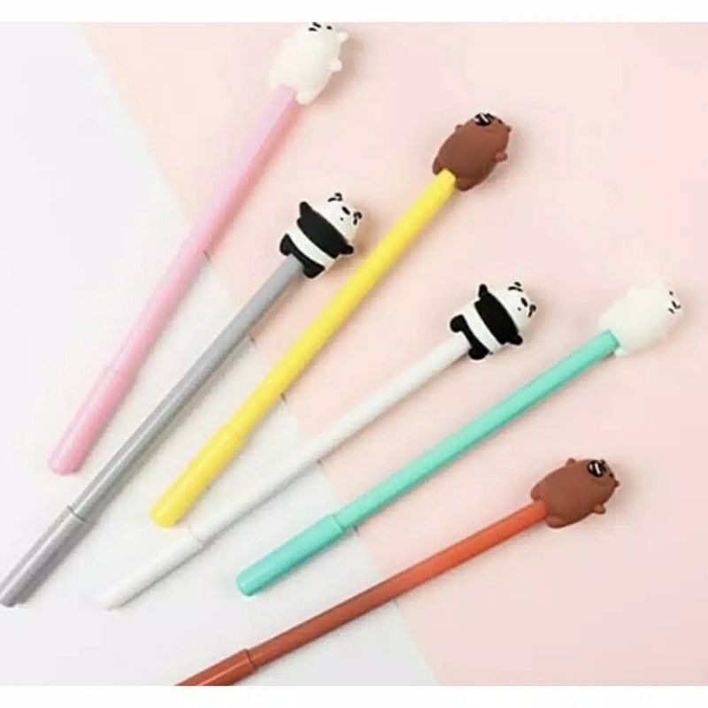 

Pen / Pena / Pulpen Gel #bears Lucu Unik