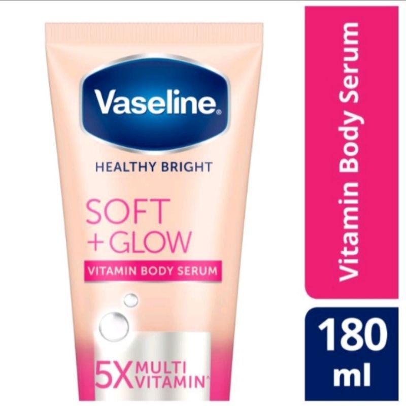 Vaseline Soft + Glow Body Serum 180ml