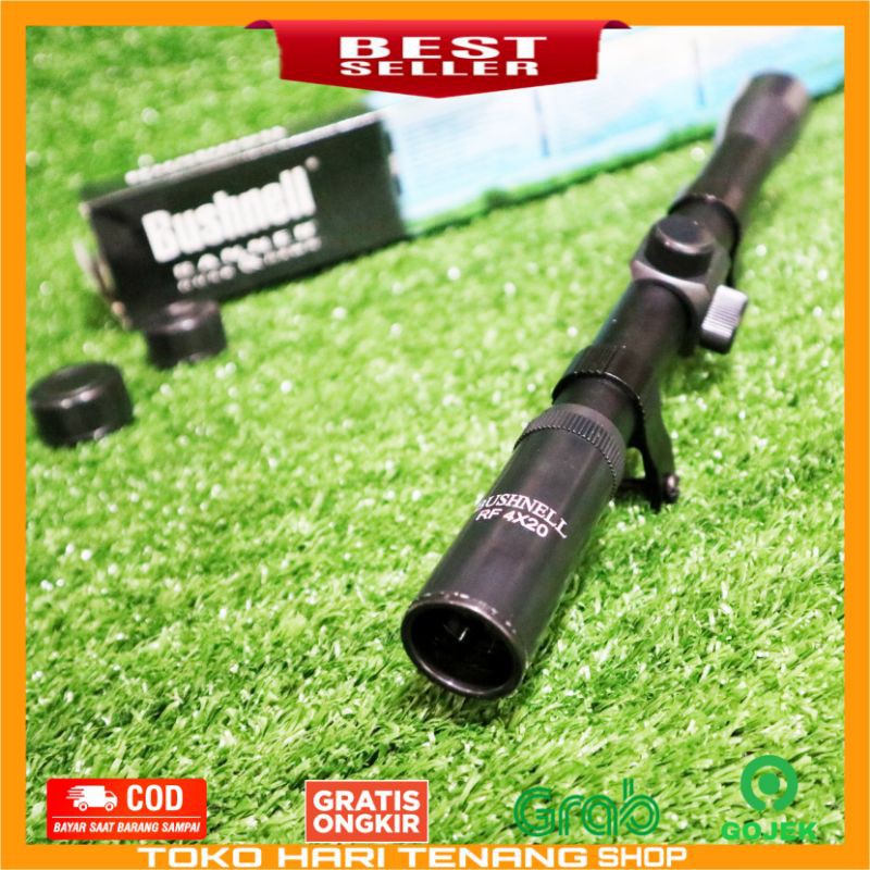 TELESCOPE BUSHNELL 4X20/ TEROPONG SENAPAN KALIBER /TEROPONG BUSHNELL