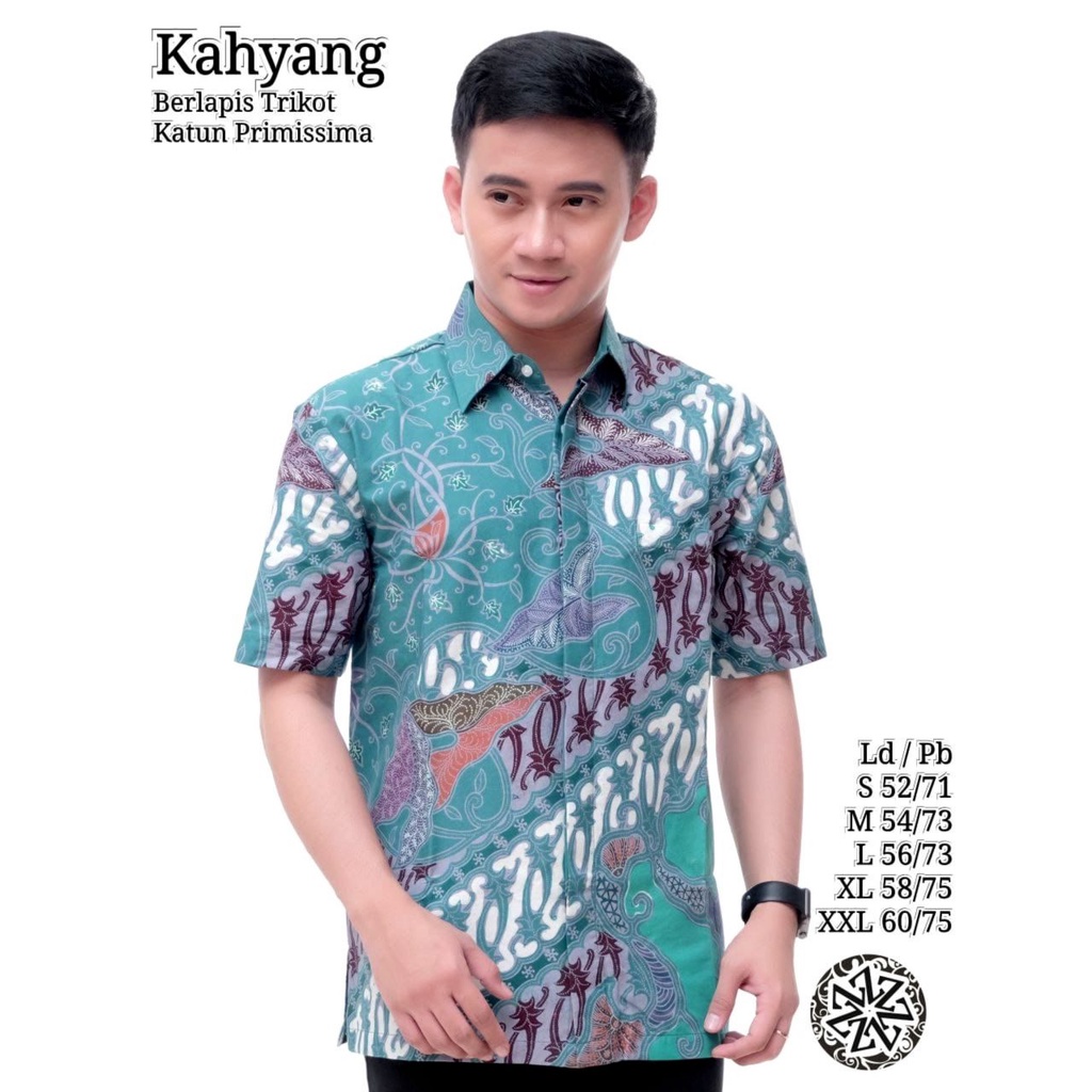 Hem Batik Tulis Pria Motif Kahyang
