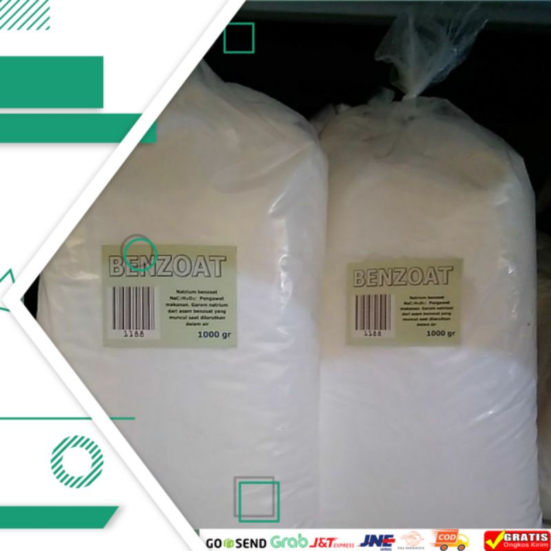 

Benzoat berat 1 Kg Toko Kimia Murah Surabaya