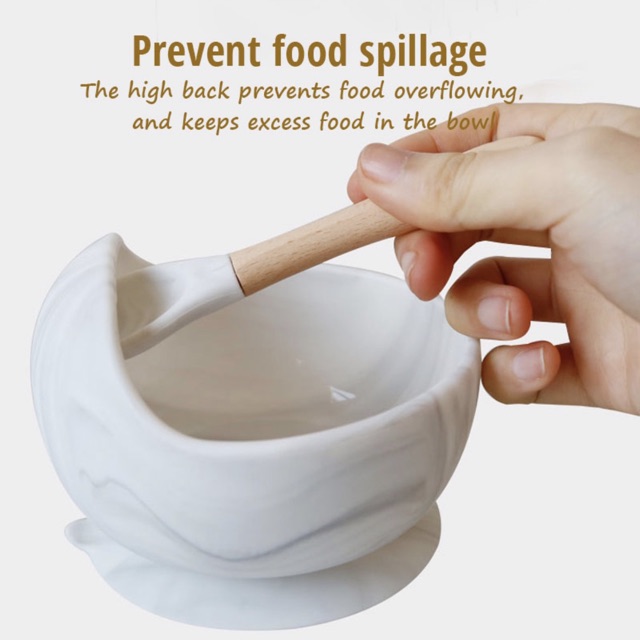 Baby silicone bowl