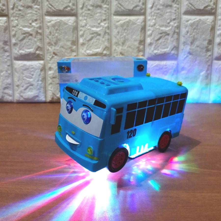 MAINAN TRUK OLENG MAINAN TAYO OLENG DANCING ROBOT MOBIL BUS TAYO ADA LAMPU DAN MUSIK