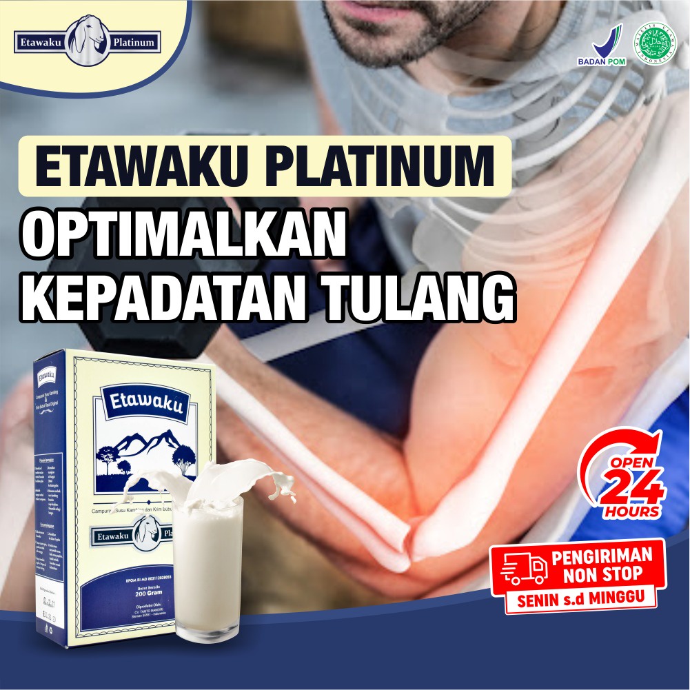 Etawaku Platinum - Paket 10 Box Krimer Bubuk Susu Kambing Provit Etawa Bebas Pengawet Rendah Gula Atasi Gangguan Pernapasan Pernafasan Asma Bronkitis Bronkhitis Pneumonia Lancarkan Sistem Pencernaan Asi Booster