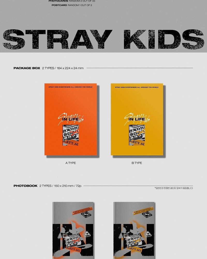 Stray Kids 1st REPACKAGE IN LIFE STANDARD VER.