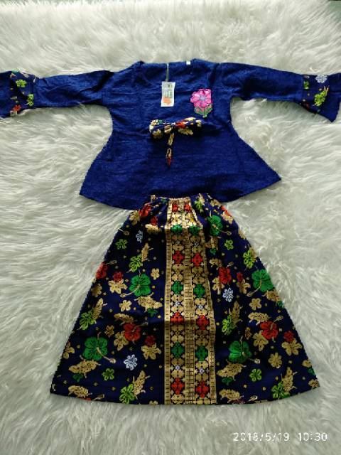 Gamis muslim anak setelan blus dan rok anak murah