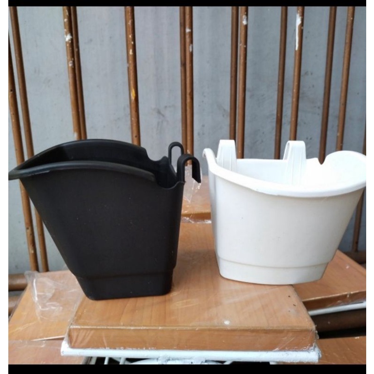 Pot tempel vertikal garden 12 cm warna, pot kait, pot dinding