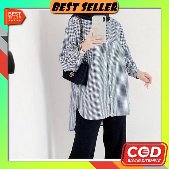 Remaja Dewasa Kasual Kerja Harian Warna Polos Ukuran S M L Xl Xxl Baju Atasan Putih Wanita Lengan Pa