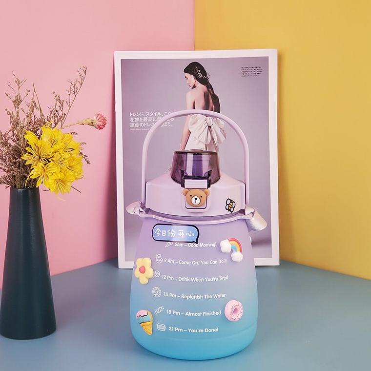 V8J2 Botol Minum 1300ML Korea VIRAL 1300ML