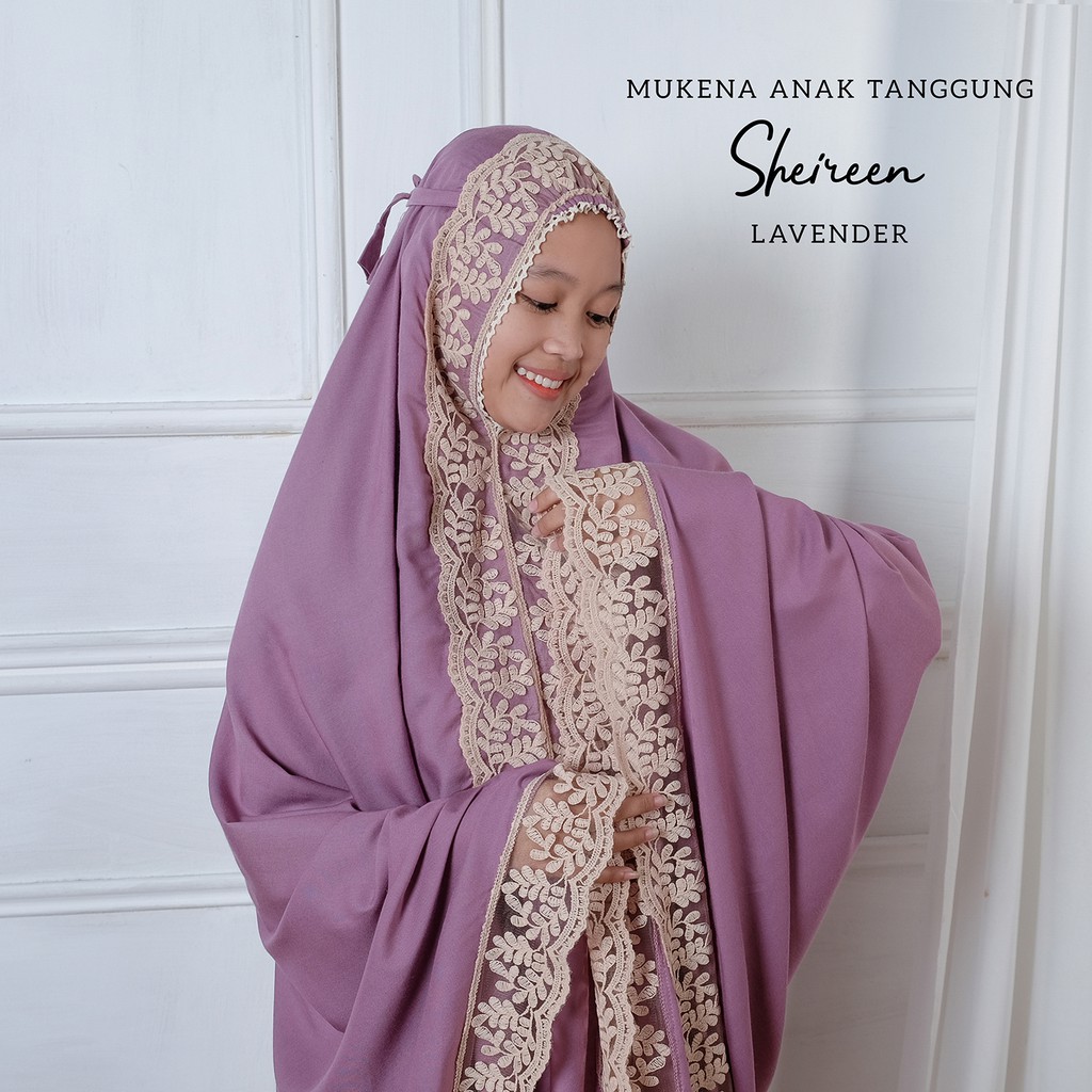 PUSAT MUKENA TASIK - MUKENA ANAK TANGGUNG MOTIF SHIREEN